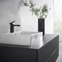 Hansgrohe Wastafelmengkraan Vernis Shape Eengreeps 100 Met Trekwaste CoolStart Mat Zwart - thumbnail