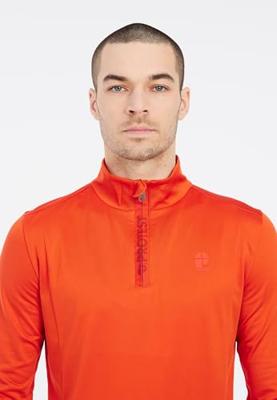 Protest Rewill 1/4 Zip Pully Heren Burnt Orange XS Protest Rewill 1/4 Zip Pully Heren Burnt Orange XS