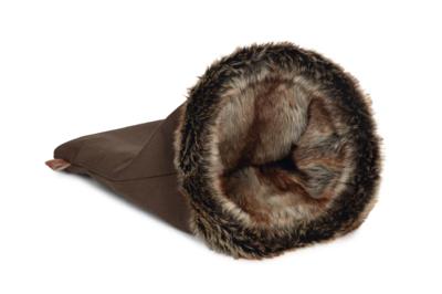 Designed By Lotte Faisca Kruipzak - Kattenslaapzak - Bruin - 46X28 Cm
