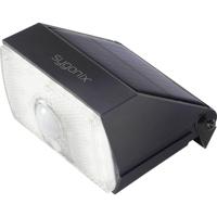 Sygonix SY-4673536 Wandlamp op zonne-energie met bewegingsmelder LED LED vast ingebouwd 10 W Zwart - thumbnail