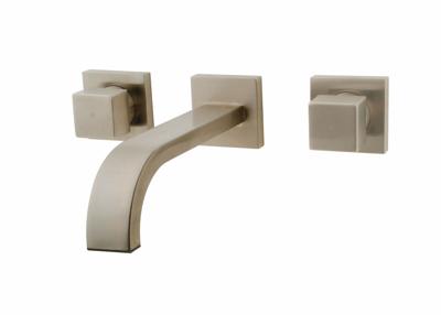 Wiesbaden Rombo inbouw wastafelkraan geborsteld staal compleet Wiesbaden Rombo inbouw wastafelkraan geborsteld staal compleet