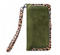 Mobilize 2in1 Magnet Zipper Case Apple iPhone 13 Pro Max Olive/Leopard - thumbnail