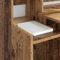 Bureau met bureaulampen Oud hout 97 x 45 x 90 cm Bewerkt hout - thumbnail