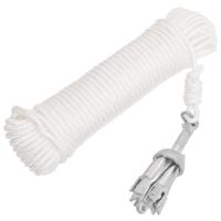 VidaXL Anker met touw inklapbaar 0,7 kg thermisch verzinkt gietijzer - thumbnail
