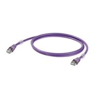 Weidmüller 1201270200 RJ45 Netwerkkabel, patchkabel CAT 6A S/FTP 20.00 m Magenta UL gecertificeerd 1 stuk(s) - thumbnail