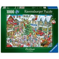 Ravensburger puzzel Ray's Comics Christmas - 1000 stukjes - thumbnail