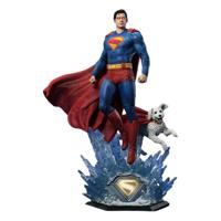 Superman (2025) Real Elite Masterline Series Statue 1/3 Superman with Krypto Bonus Version 95 cm - thumbnail