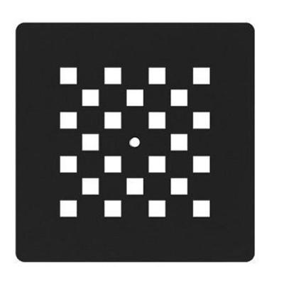 Afvoerrooster Mat Zwart t.b.v. Douchebak Relievo Crag Topa