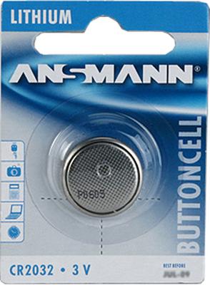 Ansmann knoopcel lithium coin cell cr2032, 3v