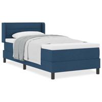Boxspringbed met matras met matras Blauw 90 x 190 cm - thumbnail