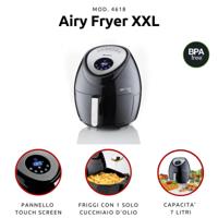 Ariete airy fryer xxl heteluchtfriteuse (zwart, 2.5 kg | 5.5 liter) - thumbnail