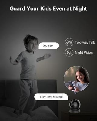 Imou Rex 3D - 3K IP-camera Zwart - thumbnail