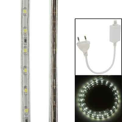 Behuizing waterdicht touw licht lengte: 1m witte Lgiht met Controller 60LED/m AC 220V(White)