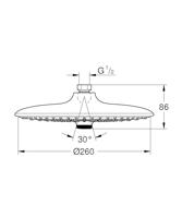 Douchekop Grohe 26462000 3 Posities - thumbnail