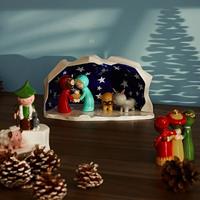Alessi Happy Eternity Baby Kerststal porselein 27 cm - thumbnail