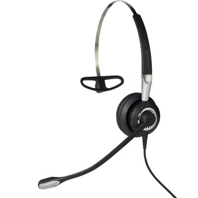 Jabra BIZ 2400 II Over Ear headset Kabel Mono Zwart Ruisonderdrukking (microfoon), Noise Cancelling Telefoon
