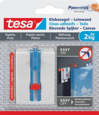 tesa 77779 Zelfklevende spijker voor canvasdoek Wit Inhoud: 2 stuk(s) tesa 77779 Zelfklevende spijker voor canvasdoek Wit Inhoud: 2 stuk(s)
