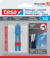 Klevende spijker tesa canvas behang 2kg wit - thumbnail