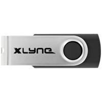 Xlyne USB-stick Retail 64 GB Zwart/zilver 7606400 USB-C - thumbnail