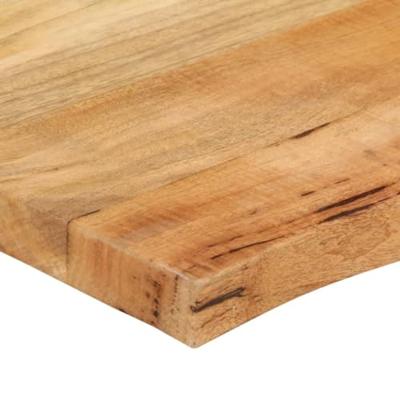 Tafelblad met natuurlijke rand 100x60x3,8 cm massief mangohout