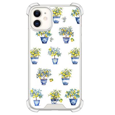 iPhone 11 siliconen shockproof hoesje - Lemon trees iPhone 11 siliconen shockproof hoesje - Lemon trees