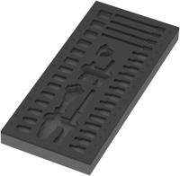 Wera 9820 Schuimrubberen inzetstuk voor 8000 A Zyklop ratel 1/4" Set 1, zonder gereedschap, 172 x 30 x 392 mm - 05137320001 - thumbnail