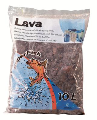 Superfish Filterlava Zak 10L - Natuurlijke Lava voor Biologische Vijverfilters