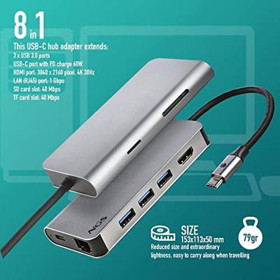 Hub USB NGS WONDER DOCK 8