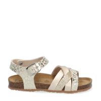 Est. 1842 sandalen met panterprint goud - thumbnail