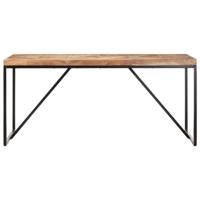 Eettafel 160x70x76 cm massief acaciahout en mangohout - thumbnail