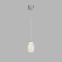 Searchlight Moderne hanglampCyclone chroom met helder glas - 97291-1CL - thumbnail