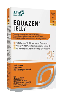 Equazen Jelly Omega 3 & 6 Vetzuren Kauwbare Jellies