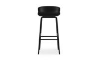 Normann Copenhagen Hyg barkruk H75 Black staal - thumbnail