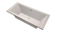 Ligbad Society 180X80X50 cm Mat Creme MegaBath - thumbnail