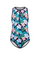 B.Nosy Meisjes badpak AOP - Active bloemen AOP - thumbnail