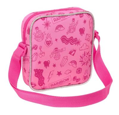 Schoudertas Rainbow High Shine Multicolour 16 x 18 x 4 cm