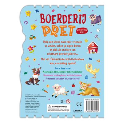 Rebo Publishers Boerderijpret stickerplezier stickerboek Rebo Publishers Boerderijpret stickerplezier stickerboek