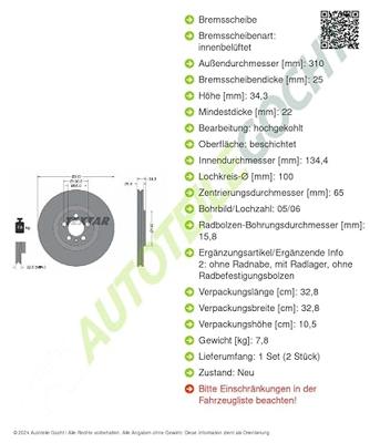 Remschijf 92275905 Remschijf 92275905