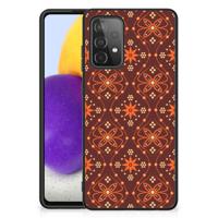 Samsung Galaxy A72 (5G/4G) Back Case Batik Brown - thumbnail