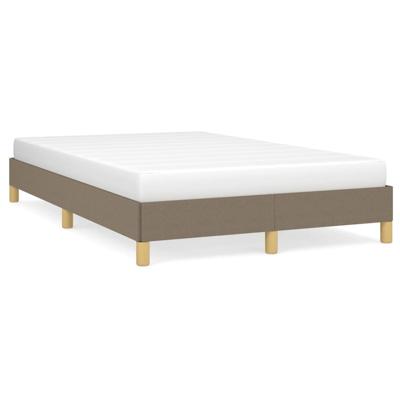 Bedframe zonder matras 120x190 cm stof taupe Bedframe zonder matras 120x190 cm stof taupe