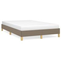 Bedframe zonder matras 120x190 cm stof taupe - thumbnail