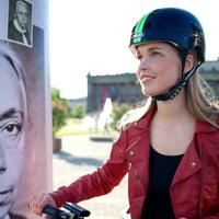 Melon Fietshelm urban active zwart/groen mt 46-52 cm - thumbnail