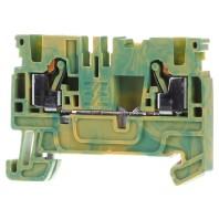 Weidmüller 1521680000 Aardklem 5.1 mm Spanveer Groen, Geel 50 stuk(s) Piece