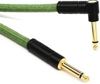 Fender Festival Cables Green R/A instrumentkabel 5.5m - thumbnail