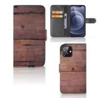 iPhone 12 | 12 Pro (6.1") | Book Style Case | Old Wood - thumbnail