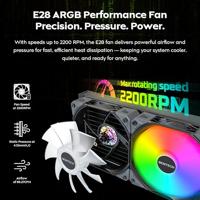 Montech hyperflow digital 360 waterkoeling (zwart) - thumbnail