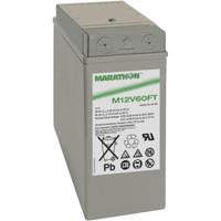 GNB Marathon EXIM12V60FTV0 Loodaccu 12 V 59 Ah Loodvlies (AGM) (b x h x d) 107 x 263 x 280 mm M6-schroefaansluiting Onderhoudsvrij - thumbnail