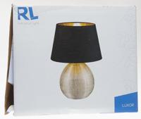 Trio TafellampLuxor 35cm goud met zwart - R50631079 - thumbnail