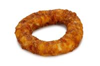 Beeztees Runderhuid ring met kip 1x 19cm - thumbnail