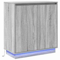 Dressoir met plank Grijs Sonoma 71 x 34,5 x 75 cm Bewerkt hout - thumbnail